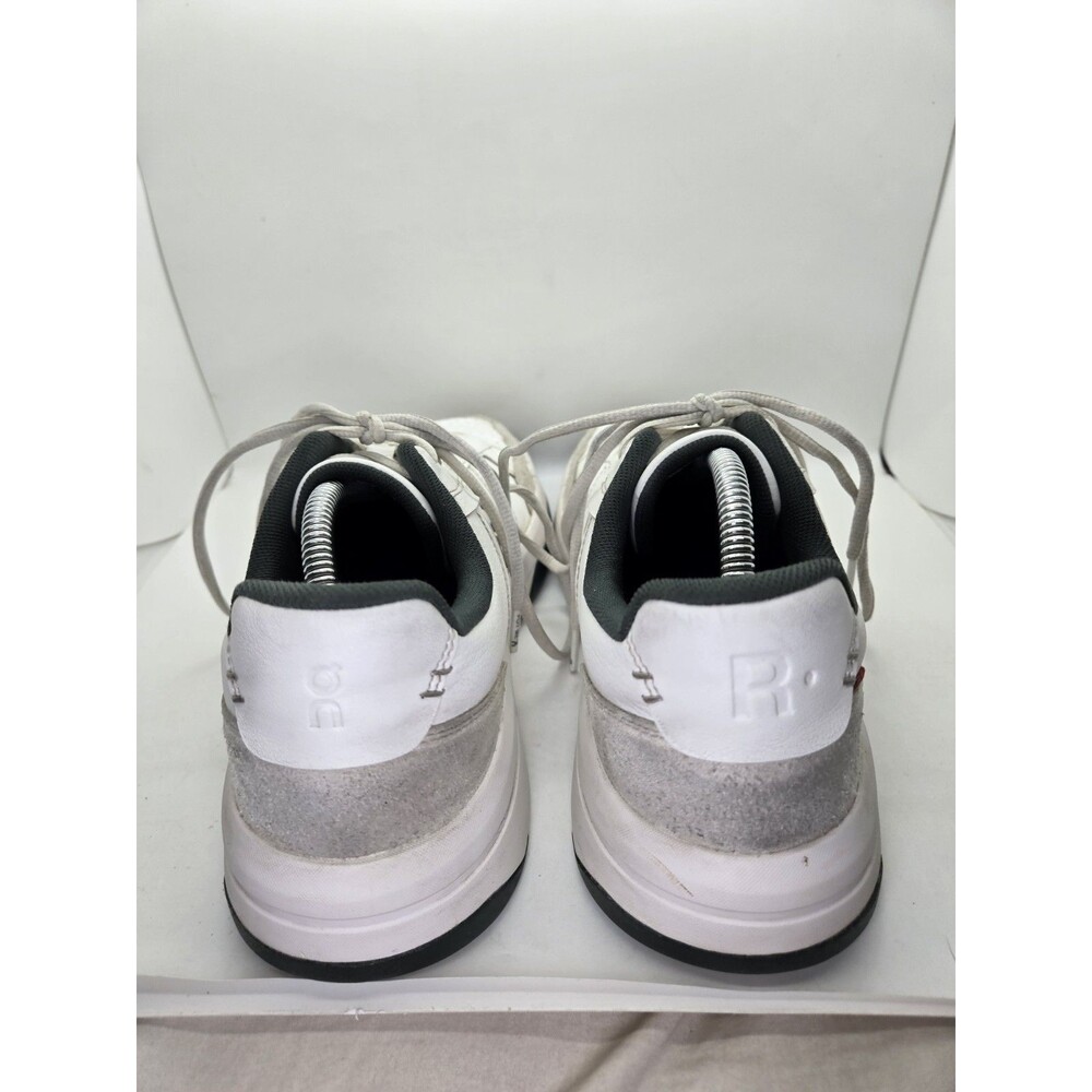 ON The Roger Clubhouse Tennis Shoes Mens 11 White Green Running Athletic Sneaker - Picture 5 of 8
